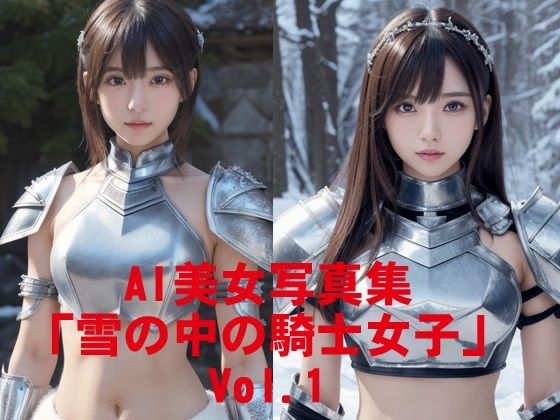 AI美女写真集「雪の中の騎士女子」Vol.1(駄馬) [d_541924]