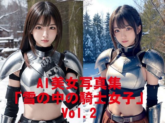 AI美女写真集「雪の中の騎士女子」Vol.2(駄馬) [d_541926]