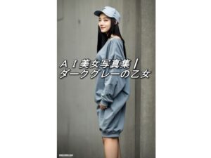 AI美女写真集┃ダークグレーの乙女(AI美女写真集┃清楚な大人) [d_542774]