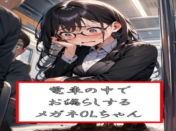 電車の中でお漏らしするメガネOLちゃん(わたあめ) [d_543164]