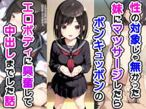 性の対象じゃなかった妹にマッサージしたらボンキュッボンのエロボディに興奮して中出しまでした話(種付け彦) [d_543374]