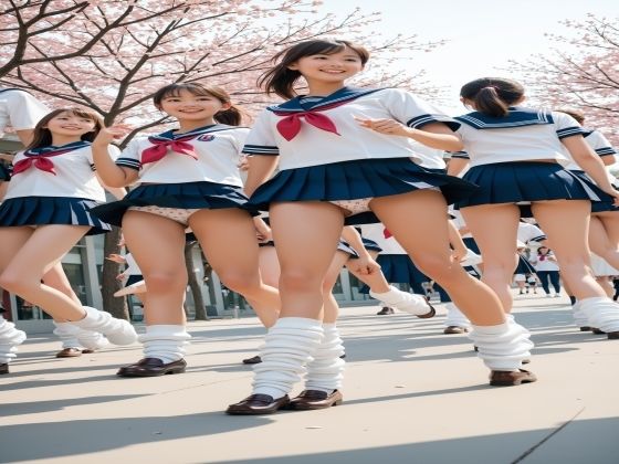 ミニスカートとルーズソックスの新入学の制服女子200p(SakuraBooks) [d_545243]