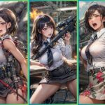 BATTLE ANGELS:戦場を駆ける美女たち【イラスト集】(夢幻出版【イラスト】) [d_545322]