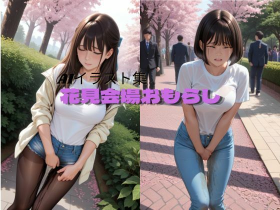 花見会場おもらし イラスト版(P-AI planning) [d_546225]