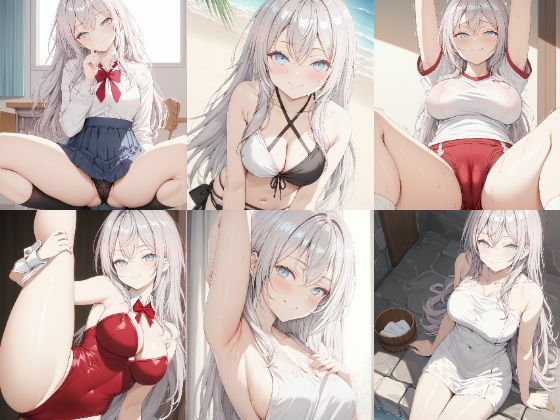 「時々ボソッとロシア語でデレる隣のアーリャさん」アリサ・ミハイロヴナ・九条セクシー写真集8（全500枚）(人の海) [d_546227]