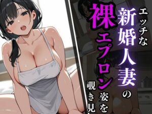エッチな新婚人妻の裸エプロン姿を覗き見(カムジャタン) [d_547229]