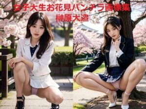 女子大生お花見パンチラ画像集(榊原大造) [d_549091]