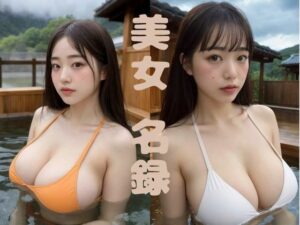 【美女名録】vol5.11  湯けむりの誘惑──艶めく肌、揺れる水着 200枚  【AIグラビア写真集】(AI美女制作参謀本部1課) [d_549961]