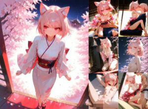 桜猫 着物で着衣ックス(誘惑のささやき) [d_551351]