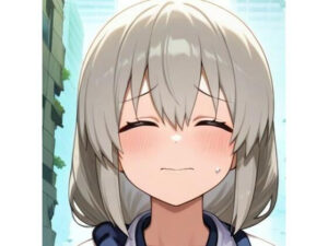 廃墟の中で見つけた魔法の本を読んで、触手に凌●される宇崎月(藍色に染める) [d_551473]