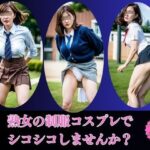 【熟女の制服】コスプレで勃起したオチ◯コをシコシコしませんか？(美熟女LAB) [d_553245]