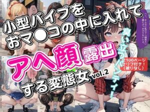 小型バイブをおマ●コの中に入れてアヘ顔露出する変態女_vol.2(あらぶるま18＋（二次元）) [d_553521]