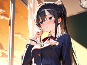 黒髪ポニーテールの彼女が誘うとき(ゆめや) [d_554270]