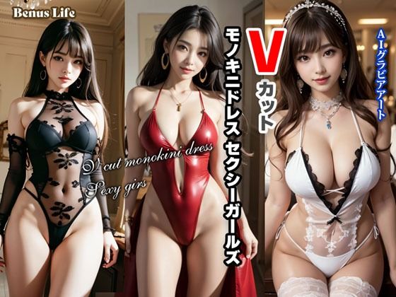 Vカット・モノキニドレス セクシーガールズ(Venus Life) [d_555556]