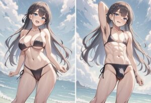 【150枚】女の子が男の娘になっちゃう画像集(けだまのシノギ) [d_556544]