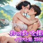 【おっぱいを揉む】イラスト集(ホワイトいらすと) [d_558324]