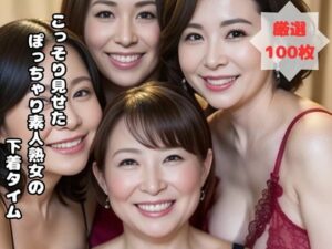 こっそり見せた  ぽっちゃり素人熟女のプライベート下着タイム(熟女太郎) [d_562717]