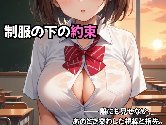 制服の下の約束── 誰にも見せない、あのとき交わした視線と指先(AI結) [d_563497]