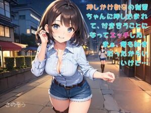 【お気軽小説】押しかけ新卒の後輩ちゃんに押し込まれて、付き合うことになってエッチした。まぁ、俺も好きだったからいいけど…(さのぞう) [d_563536]