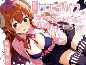 見習いサキュバスが困ってるっぽいので搾精してもらった【KU100】(いたずらえっち 〜性癖よ恍惚なれ〜) [d_578601]