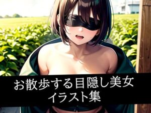 お散歩する目隠し美女イラスト集(AIラボラボ) [d_511048]