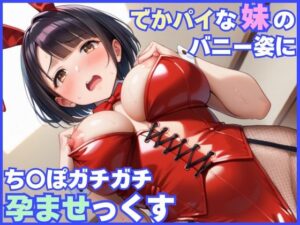 でかパイな妹のバニー姿にち〇ぽガチガチ孕ませっくす(ちょこもち) [d_541544]