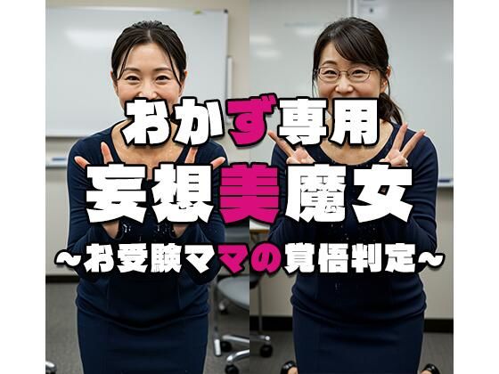 【おかず専用】妄想美魔女〜お受験ママの覚悟判定4〜(AI美魔女) [d_548437]