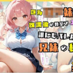 巨乳ロリ妹と放課後の教室でえっち…誰にもバレない兄妹の秘密【セリフ付き】(夜のアトリエ) [d_552014]