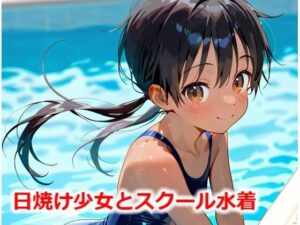 日焼け少女とスクール水着(Buruman) [d_552591]