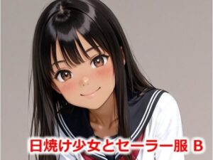 日焼け少女とセーラー服 B(Buruman) [d_552945]