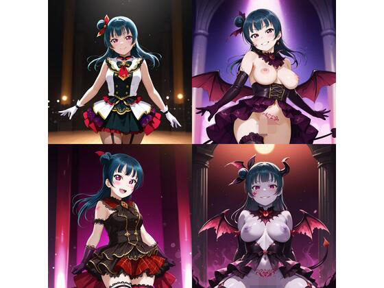 ラブ〇イブ！  津〇  善子  悪堕ち快楽堕ち(CR) [d_559306]