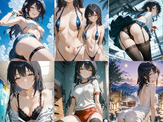 「機動戦士Gundam GQuuuuuuX」ニャアン セクシー写真集（全500枚）(人の海) [d_560423]