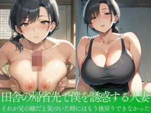 田舎の帰省先で僕を誘惑する人妻〜それが兄の嫁だと気づいた時にはもう後戻りできなかった〜(カムジャタン) [d_561709]