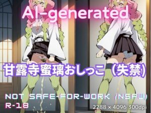 「甘〇寺蜜璃おしっこイラスト-R18版」100枚セット(美伝プロジェクト) [d_564796]