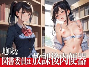 地味な図書委員は放課後肉便器(蜜愛ハニー) [d_566855]
