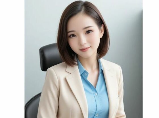 働く美女のイラスト(Nekronaut) [d_569021]