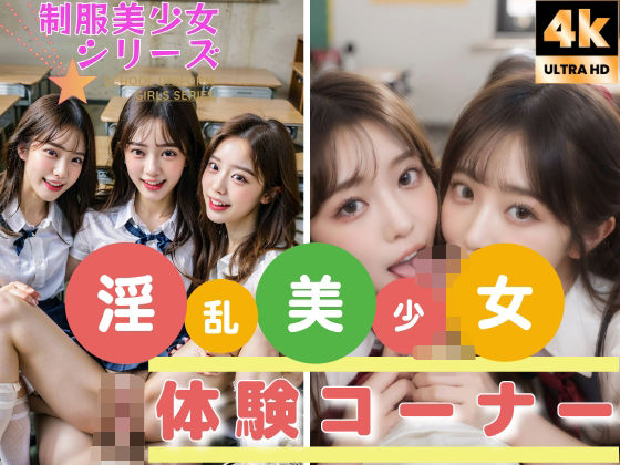 淫乱美少女  体験コーナー(制服美女ん) [d_570190]