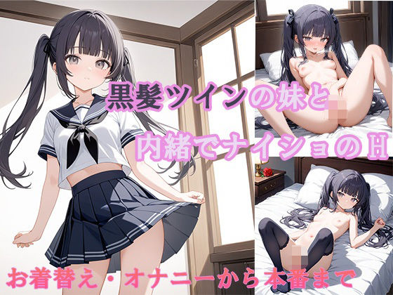 黒髪ツインの妹と内緒でナイショのH(ノクテア) [d_575011]