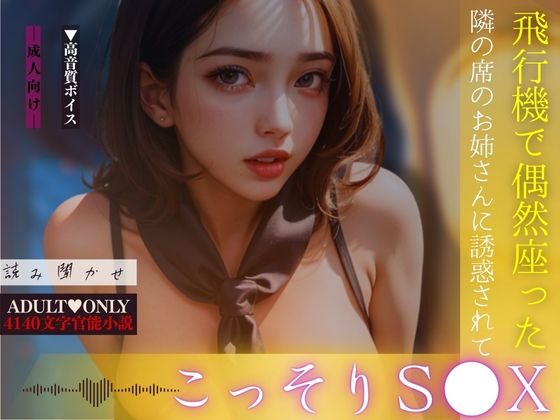 飛行機で偶然座った隣の席のお姉さんに誘惑されてこっそりS●X(アイの秘宝館) [d_575247]