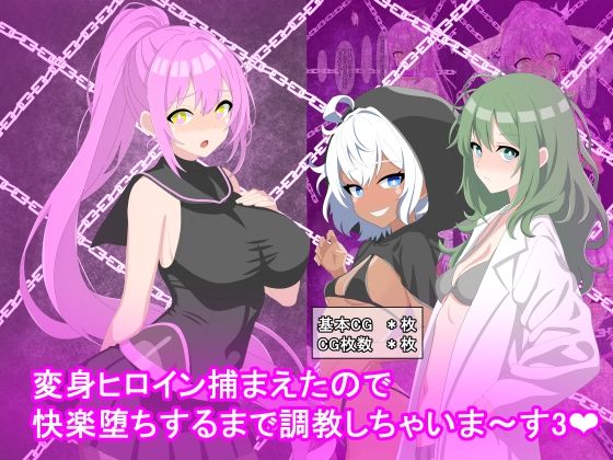 変身ヒロイン捕まえたので快楽堕ちするまで調教しちゃいま〜す3(けーえぬべーす) [d_576699]