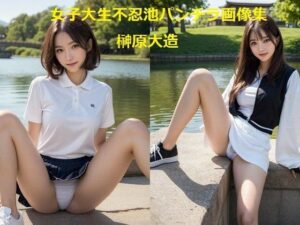 女子大生不忍池パンチラ画像集(榊原大造) [d_577956]