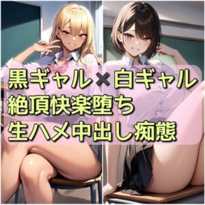 黒ギャル×白ギャル 絶頂快楽堕ち 生ハメ中出し痴態(ラグナロク中田) [d_578814]