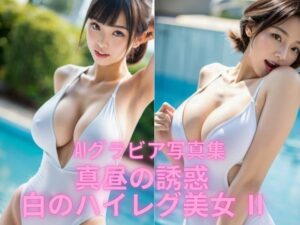AIグラビア写真集  真昼の誘惑    白のハイレグ美女II(BAI Publishers) [d_579031]