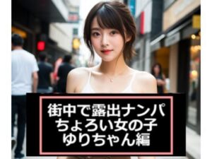 【ショート動画・ちょいエロ・癒し】街中で露出ナンパ〜ちょろい女の子「ゆりちゃん」編(AIwoman-fetishism) [d_579770]