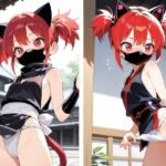 マスクくノ一忍者とふんどし(あおねこ BlueCatBoy) [d_580991]