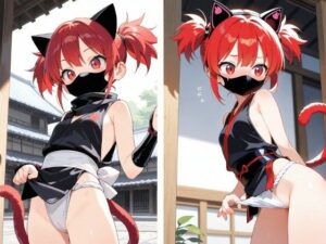 マスクくノ一忍者とふんどし(あおねこ BlueCatBoy) [d_580991]