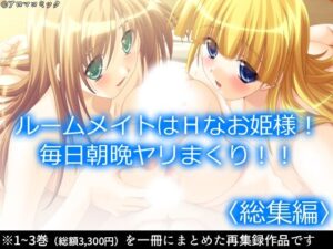 ルームメイトはHなお姫様！毎日朝晩ヤリまくり！！  ＜総集編＞(アロマコミック) [d_584899]