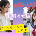 お話しいいですか？  街灯インタビューのワナ  制服美少女編(Aetheris Novus) [d_585716]