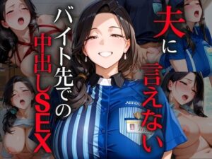 夫に言えないバイト先での中出しSEX(イトヒキマン) [d_587449]