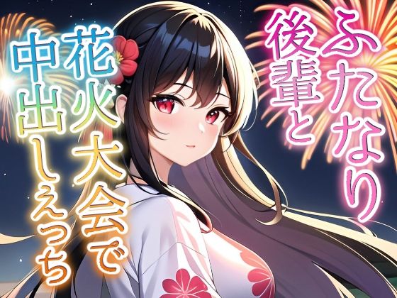 【ふたなり百合】クールビューティー後輩に迫られて花火大会で中出しセックス！(フタトピア) [d_589915]